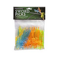 Translucent Sword Picks (160 Count)